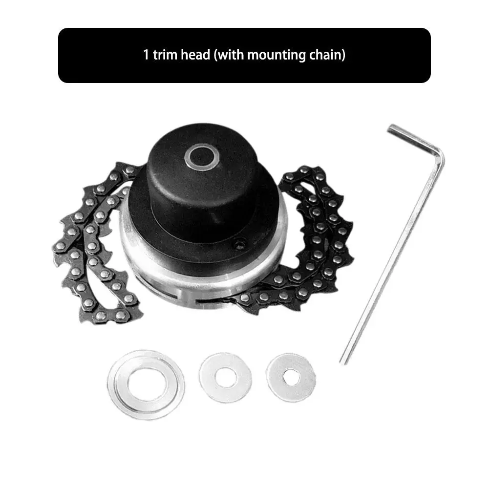 General Lawn Mower Chain 65MM Fine - Tuning Head Chain Mower Trimmer Cutter Garden Grass Brush Tool Spare Parts Cutter Lawn