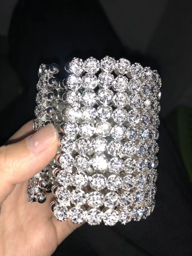 Ladies Diamante Bridal Prom Party Arm Band Crystal Belly Dance Costume Jewellery
