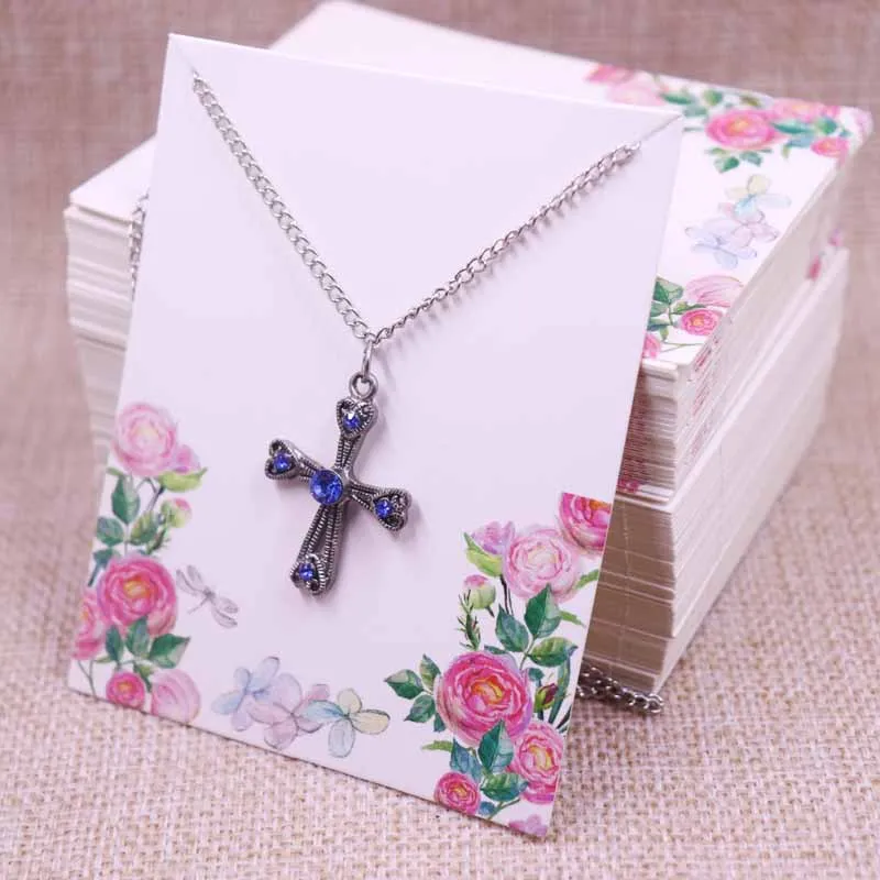 Новый diy 200 шт ювелирных изделий 10*8 см Упаковка карты бумажное