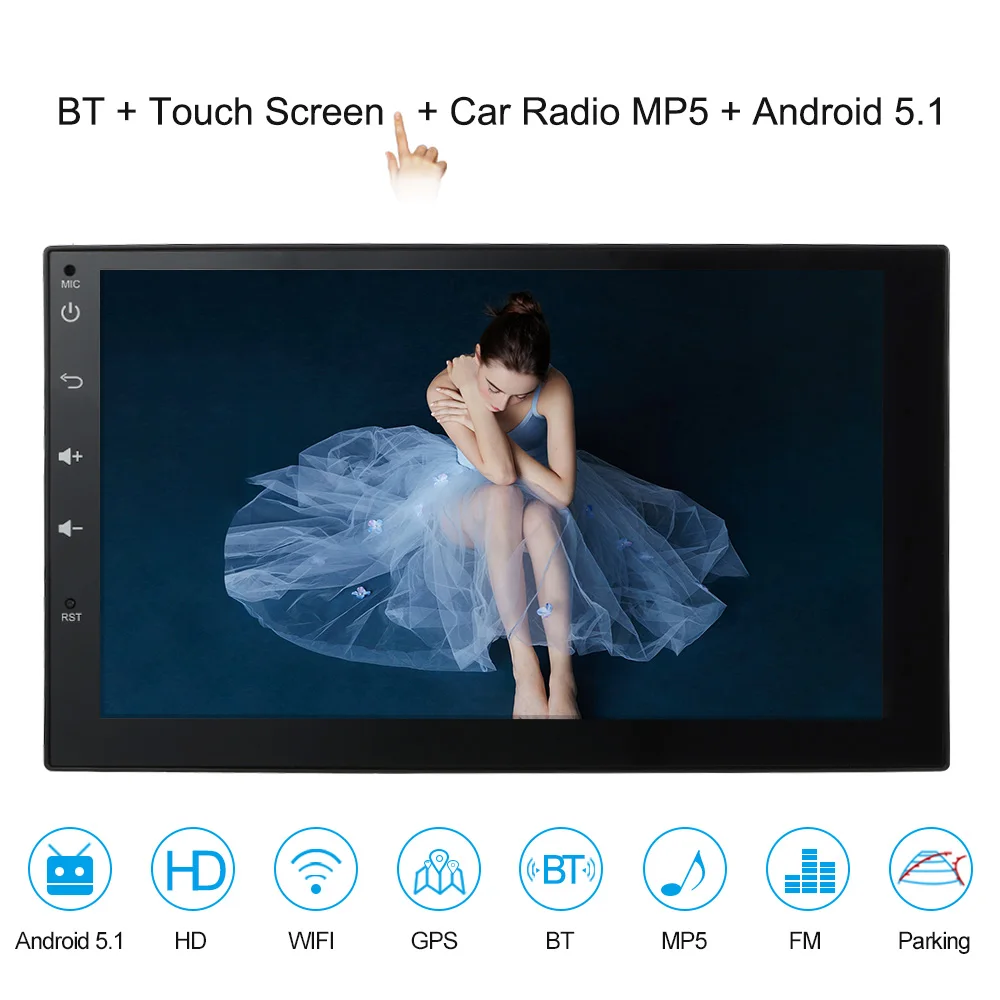 imágenes para Doble 2 Din Android 5.1 Del Coche Reproductor de Radio 7 ''Universal WIFI GPS de Navegación Para Automóviles de Vídeo Reproductor MP5 Pantalla Táctil de ALTA DEFINICIÓN de audio Estéreo imágenes para Doble 2 Din Android 5.1 Del Coche Reproductor de Radio 7 ''Universal WIFI GPS de Navegación Para Automóviles de Vídeo Reproductor MP5 Pantalla Táctil de ALTA DEFINICIÓN de audio Estéreo