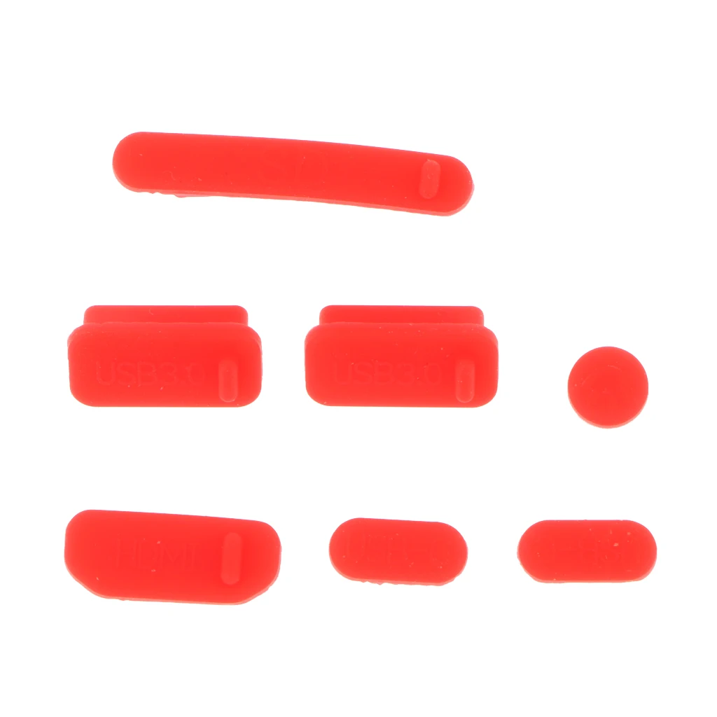 1 Set Silicone Dust Plug Protector For Xiaomi Mi notebook Air 12/13 Pro 15 Laptop 12.5/13.3''  Pro 15.4'' Laptop Dust Plugs Port
