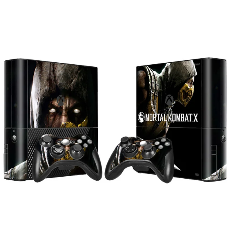 Игровая наклейка Mortal Kombat для Xbox 360 E консоль и контроллеры наклейки Xbox360