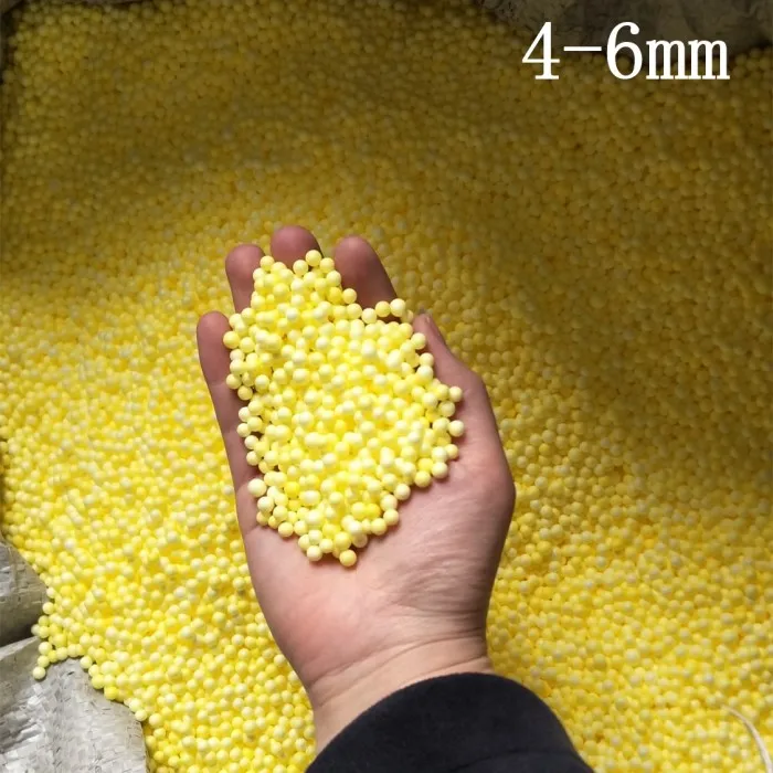 500 г новые Разноцветные Мини-шарики из пенополистирола с наполнителем из пенополистирола - Цвет: 4-6mm Yellow