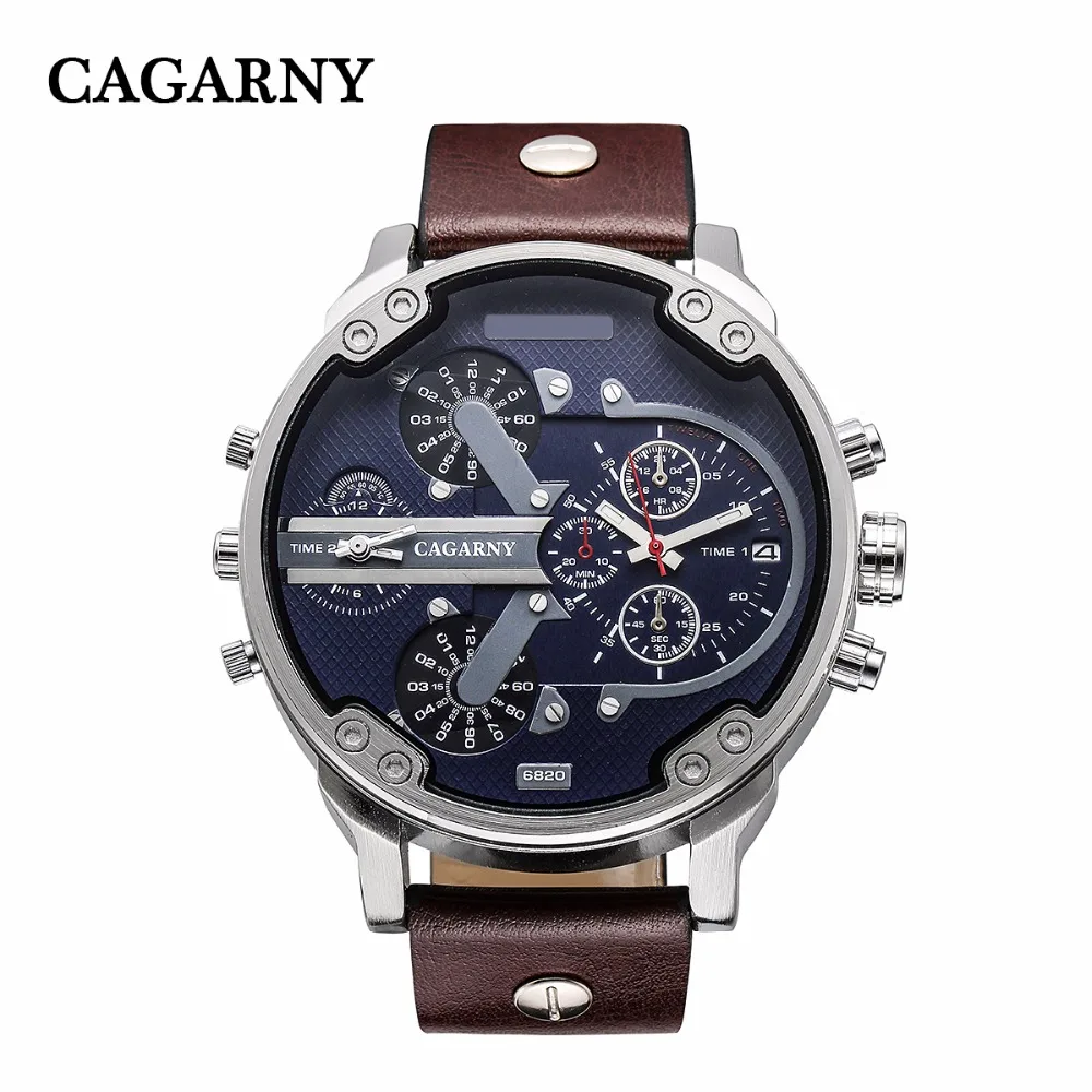 dual time zones military men's watches   (11)
