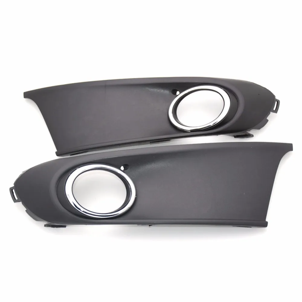 1 Pair Car Styling Fog Light Fog Lamp Grille Cover With Hole For