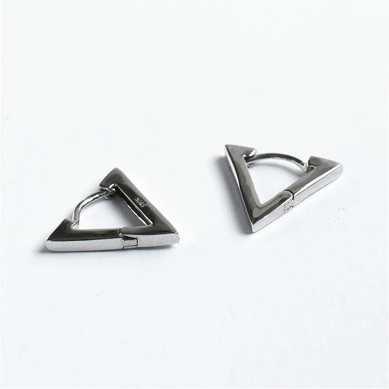Flyleaf геометрические треугольные Висячие серьги для женщин Настоящее серебро 925 проба простые серьги Модные ювелирные изделия высокого качества серьги
