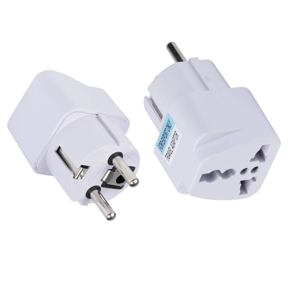 International Travel Universal Adapter Electrical Plug For UK US EU AU to EU European Socket