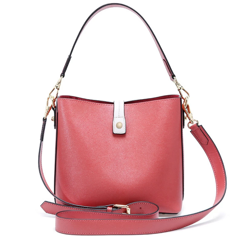 

Genuine Leather handbag spring women's bag fashion leather bags stone pattern shoulder bag GN-SB-dfzpst