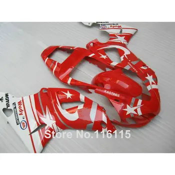 

Full injection ABS motorcycle parts for YAMAHA 98 99 R1 fairing kit YZF R1 1998 1999 red white fairings 2483