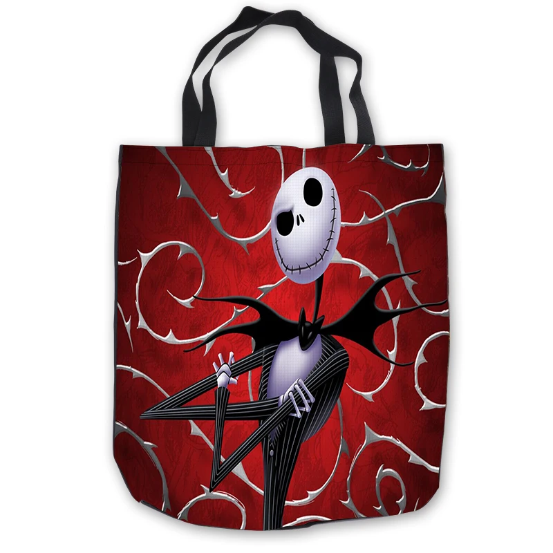 

Custom Canvas nightmare Tote Shoulder Shopping Bag Casual Beach HandBag Daily Use Foldable Canvas #180713-1-48