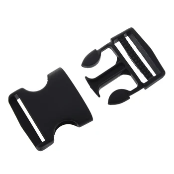 

TFTP 1 1/2" Replacement Belt Connecting Black Plastic Quick Release Buckle