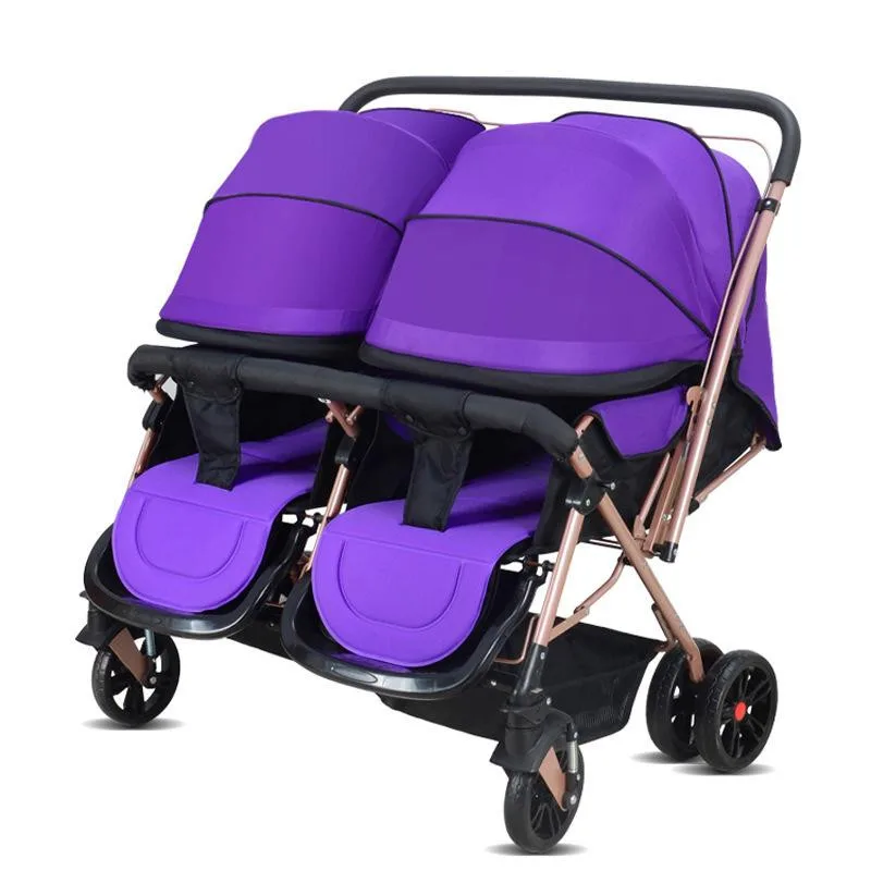 Прогулочные коляски для близнецов от 0 до 3 лет Bebek Arabasi Детские коляски для новорожденных девочек и мальчиков две детские коляски Детские коляски бренды