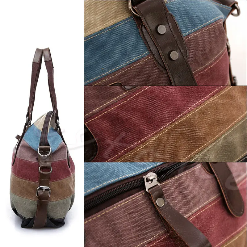 Di Tote Bag Messenger New Colore Della Signora Spalle Brand Crossbody Borsa Tela Sacchetti Esterni Colpito Donne Banda Alle 4YqHFn