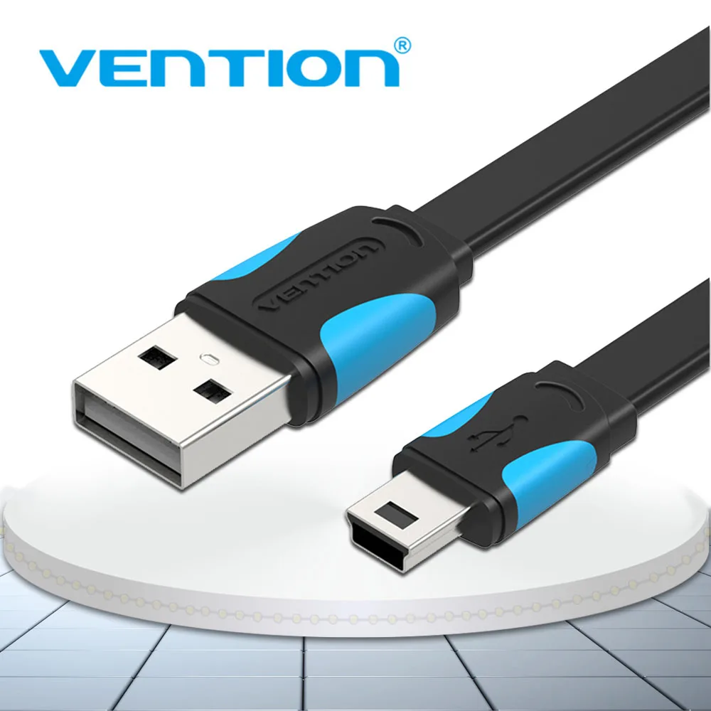 Vention Mini USB кабель Mini USB к USB кабель передачи данных для быстрой зарядки для сотового телефона цифровой камеры HDD MP3 MP4 плеер планшеты gps