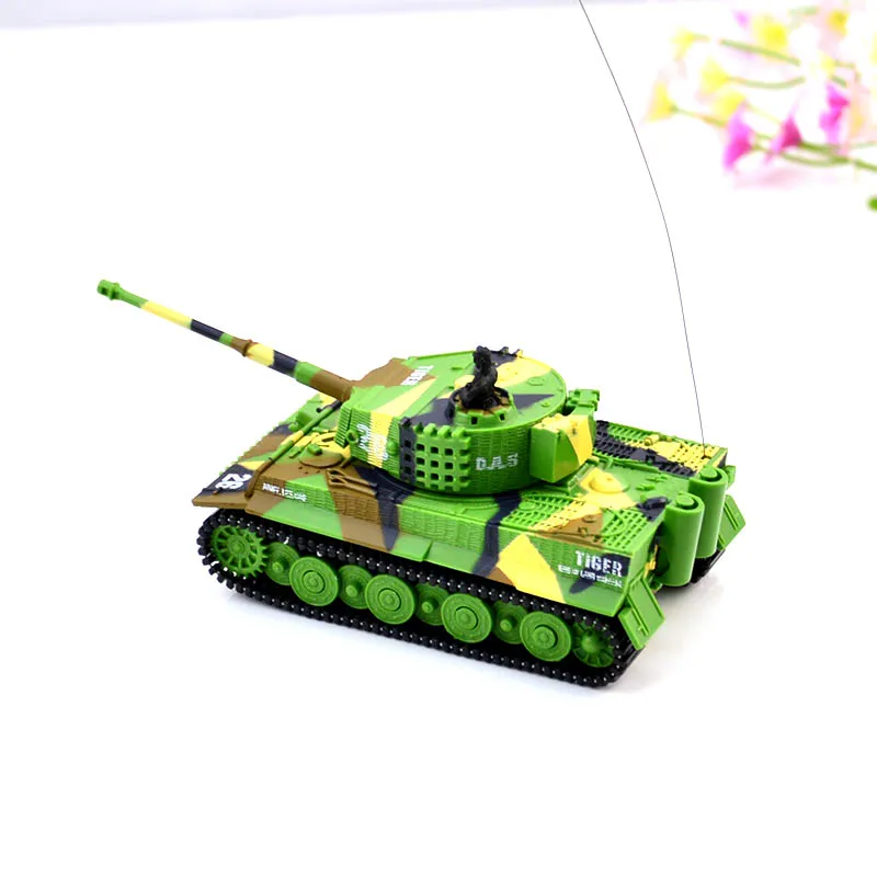 14CH 1: 72 Geman Mitlitary Tiger Great Wall 2117 танк с дистанционным управлением мини-боевой пусковой механизм танковый камуфляж желтый