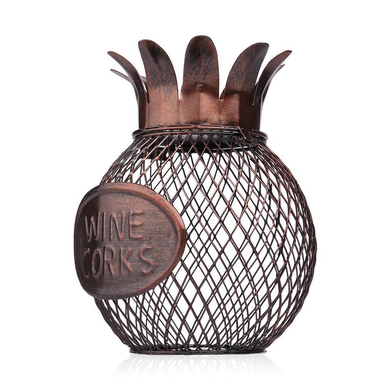 New-Nordic Wine Stopper Storage Container Wine Barrel Cork Container Home Decoration Process