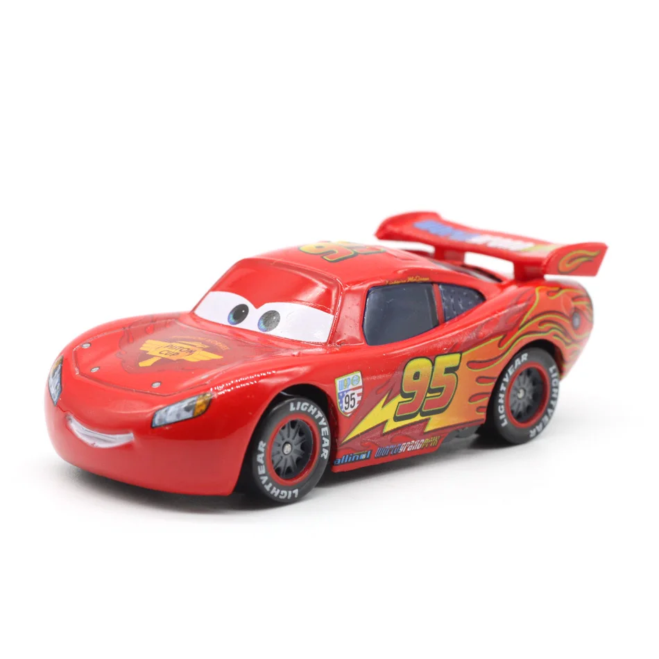 Disney Pixar Cars 2 3 New Lighting Mcqueen Suv Mater Flo Jackson Storm 1:55 литые под давлением игрушки из