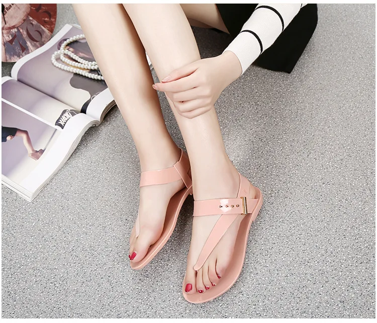 Free Shipping Women Sandals 2016 Summer Bohemia Flat Women Shoes New Fashion Beach Sandals Solid Casual Shoes ST1009 (13)