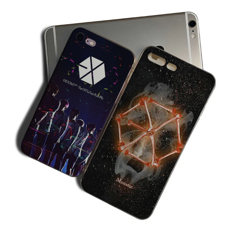 

IMIDO exo Lucky one Soft Silicone TPU Cool Design Painted phone case For Iphone6 6S 6PLUS 7 8 7PLUS 8PLUS X XS XR XSMAX 5 5S SE
