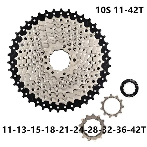 Солнечный свет 10S 42T 46T 50T велосипедный маховик звездочки широкое соотношение MTB горный велосипед запчасти для велосипеда - Цвет: 42T