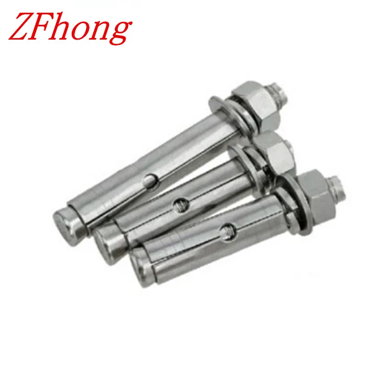 4pcs/lot m12x60/70/80/120 304 stainless steel expansion bolts expansion screws car repair