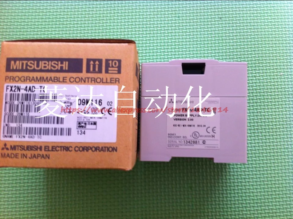 

Free Shipping PLC temperature input module FX2N-4AD-TC new original