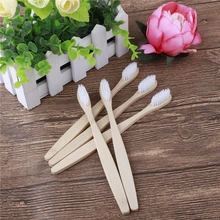 5pcs Natural Bamboo Toothbrush Soft Bristle Dental Oral Care tools Eco Friendly portable Travel wooden Tooth Brushes dropship