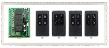 

New DC12V 4CH RF Wireless Remote Control System teleswitch 4 transmitter and 1 receiver universal gate remote control