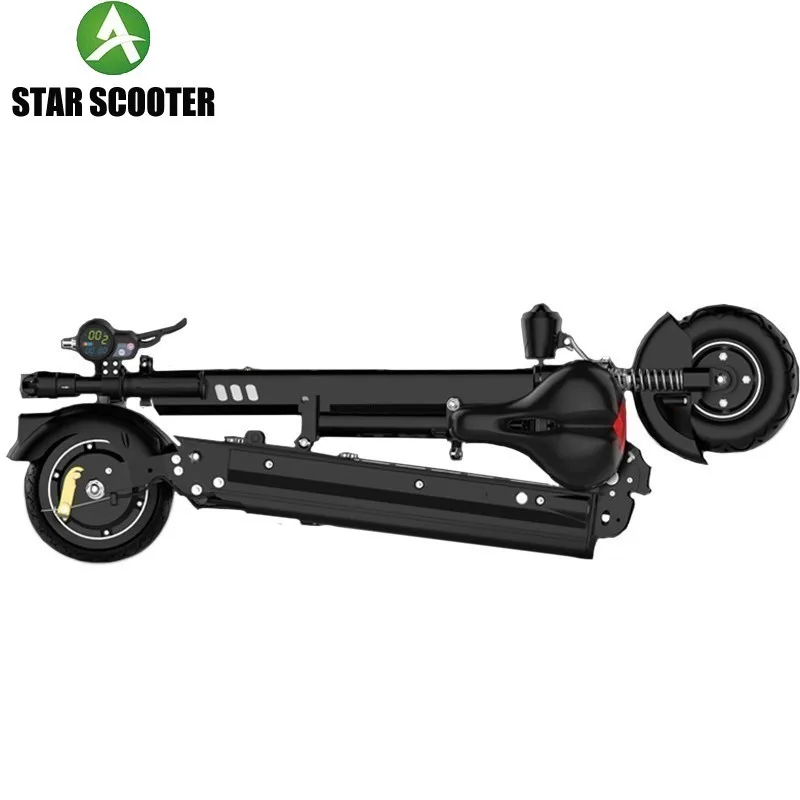 

STAR portable Fold Electric power scooter Adult Driving foldable long board motorcycle bike Vehicle hoverboard scooters