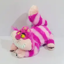 1pcs Alice in Wonderland the Cheshire Cat Kawaii Plush Toys Cute Smile Cat Stuffed Animals Kids