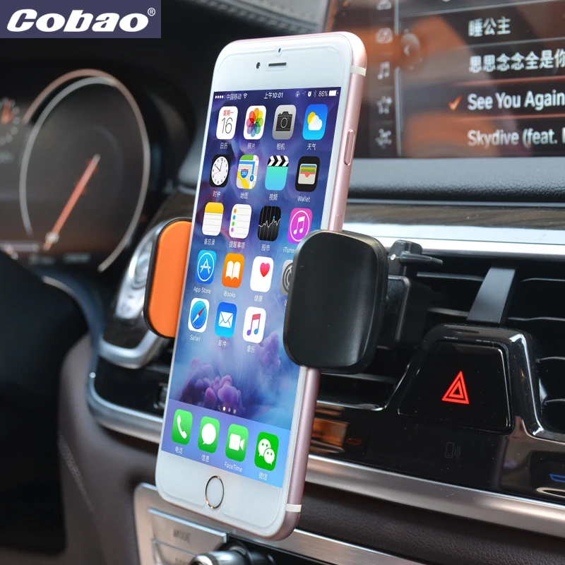 

Car Phone Holder Gps Accessories Air Vent Mount Soporte Celular Para Auto 360 Rotating Mobile Cell Retractable Mount Stand