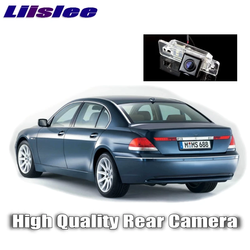 

Автомобильная камера Liislee для BMW 7 E38 E65 E66 E67 E68 1994 ~ 2008, Высококачественная камера заднего вида для друзей, CCD с RCA