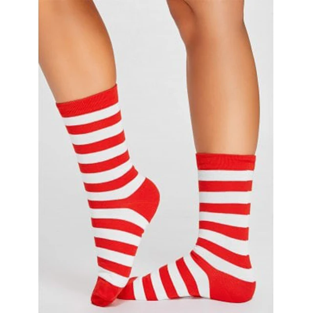 Aliexpress.com : Buy Women Men Cotton Socks 1 Pair Red And White