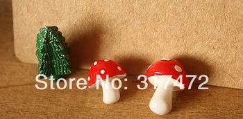 

Free mail!!!! DIY Red mushroom resin, glass filled material