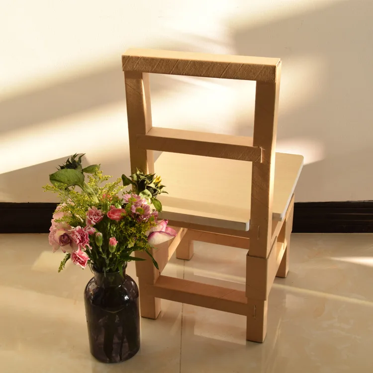 Creative Paper Stools Waterproof Children's Chairs Paper Furniture Simple Children's Learning Chairs Kids Furniture
