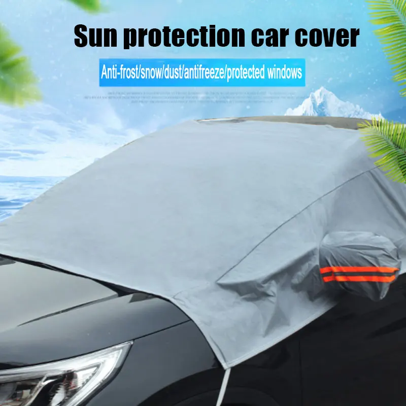 

Big Size Sunshade Cover Snow UV Ice Shield for Windshield Winter Summer Car Front Window Windscreen Covers Universal Automobile