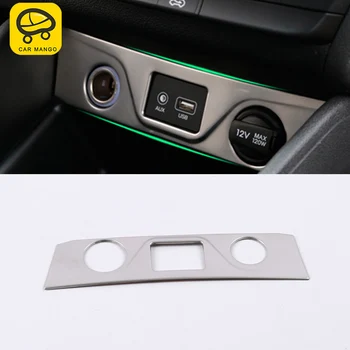 

CAR MANGO For Hyundai Tucson 2016 2017 Auto Car cigarette lighter trim cover sticker accessories