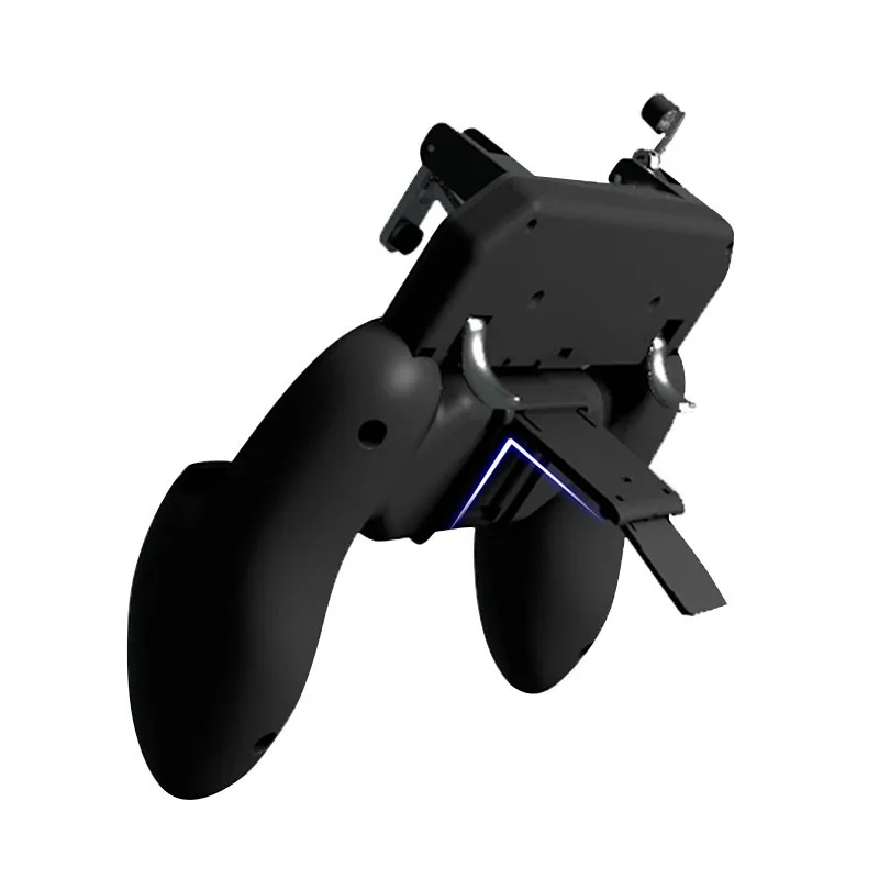  ZOMTOP Pubg Mobiele Gamepad Joystick Metalen L1 R1 Trigger Game Shooter Controller For Iphone Andro