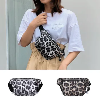 

Waist bag Women's PU Belt bag Hawcoar Anti-theft Leopard Messenger Large Capacity Chest Барсетка Shoulder сумка пояс wallet #3
