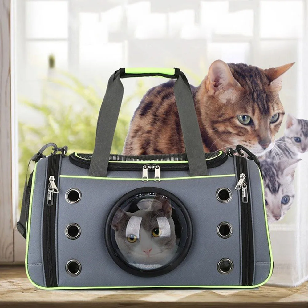 

Soft Kennel Large Small Dogs Cats Carrier Bag Pet Dog Space Capsule Shape Breathable Handbag Puppy Outdoor Travel Shoulder Bag