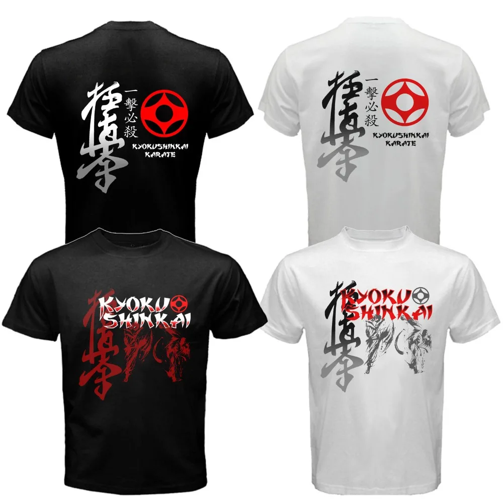 Kyokussinkai Kyokushin Kai Kan Karate One Hit Kill Mma Mix боевое искусство Горячая Распродажа Новая Мужская модная летняя хлопковая Футболка с принтом