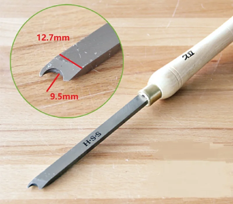 New 1pcs High Quality HSS Woodworking Ring Knife DIY Wood Lathe Turning