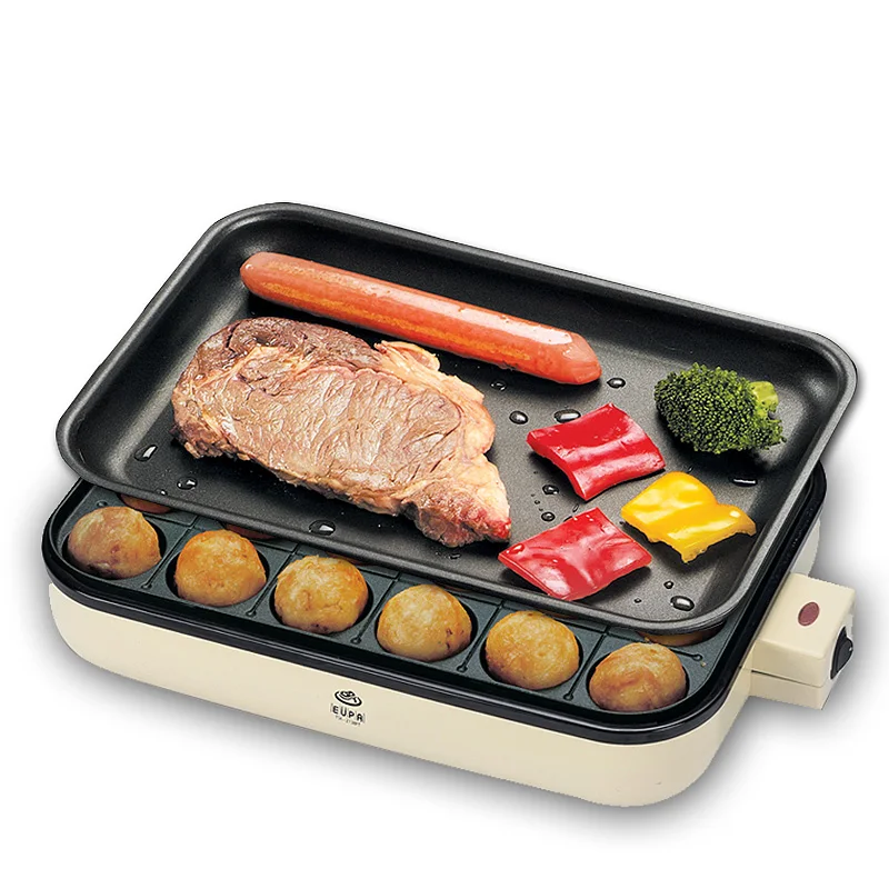 Многофункциональная электрическая решетчатая машина Takoyaki 220 В 800 Вт сковорода