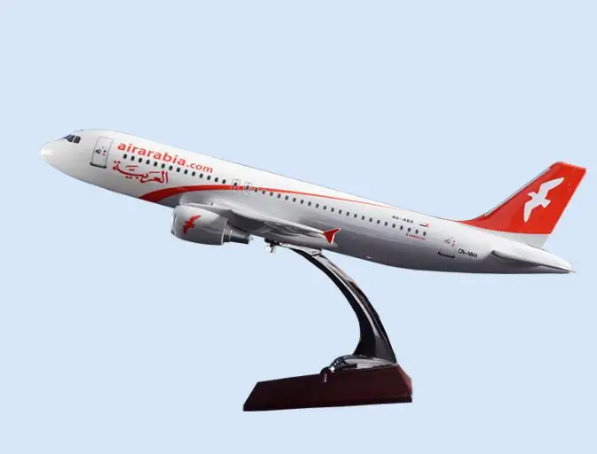 47 см Колумбия авиакомпаний модель самолета смолы B747 Avianca Airways Аэробус модель Аравия авиационный самолет дыхательные пути A320 игрушка в подарок