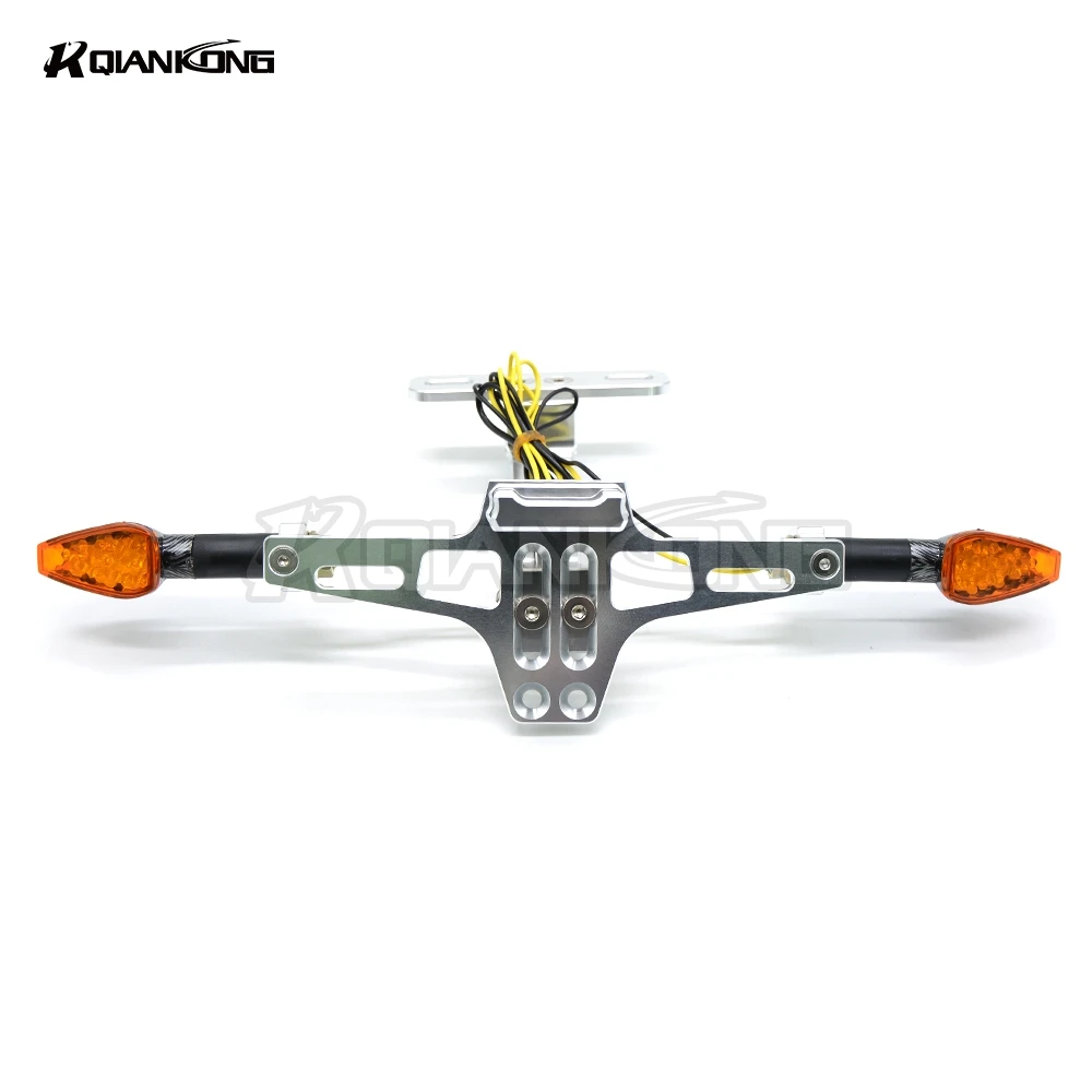 Держатель номерного знака R QIANKONG для yamaha YZF R125 R15 R25 mt 07 09 FZ07 FZ09 FZ1 FZ6|license plate