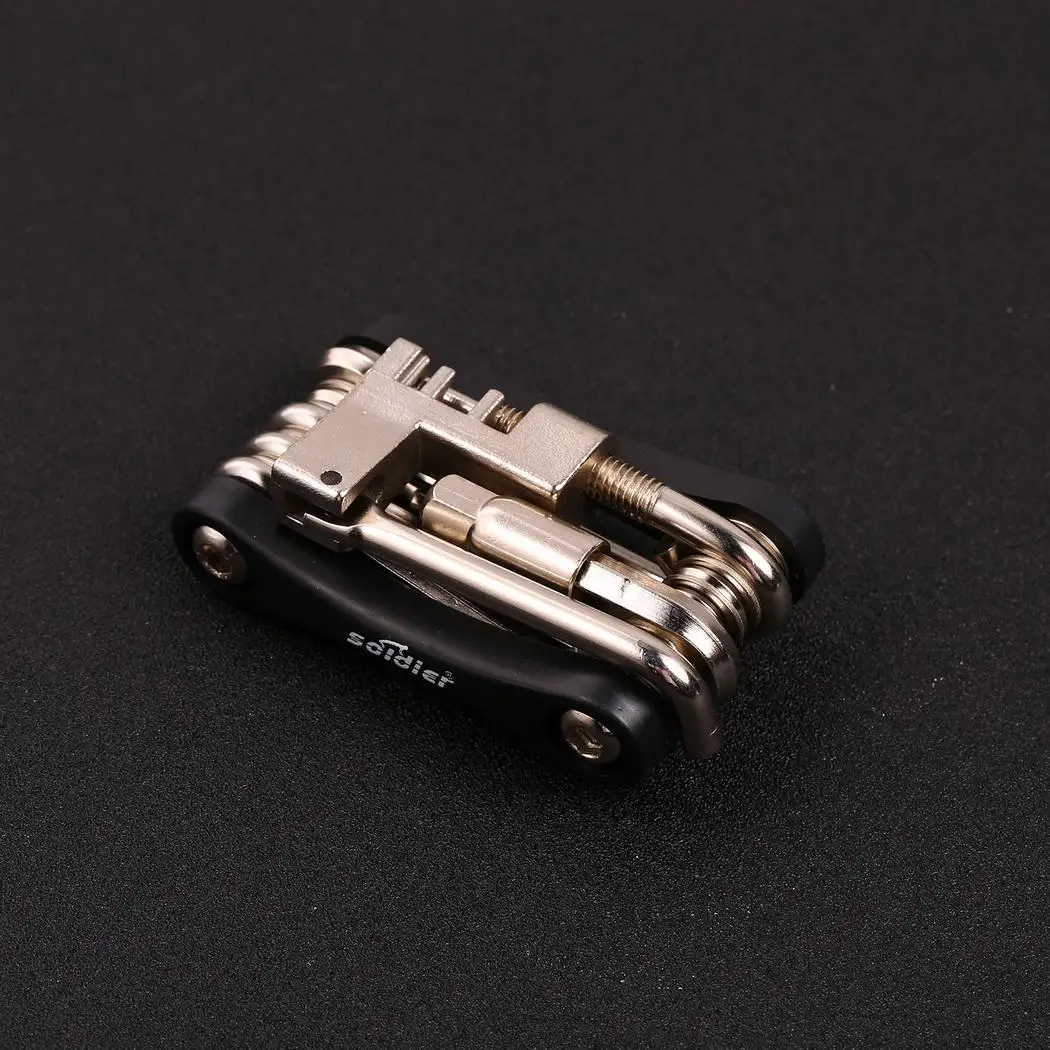 

Portable 11 In 1 Carbon Steel Bicycle Multi It's easy to carry its light and small Repair Tool with Chain Device