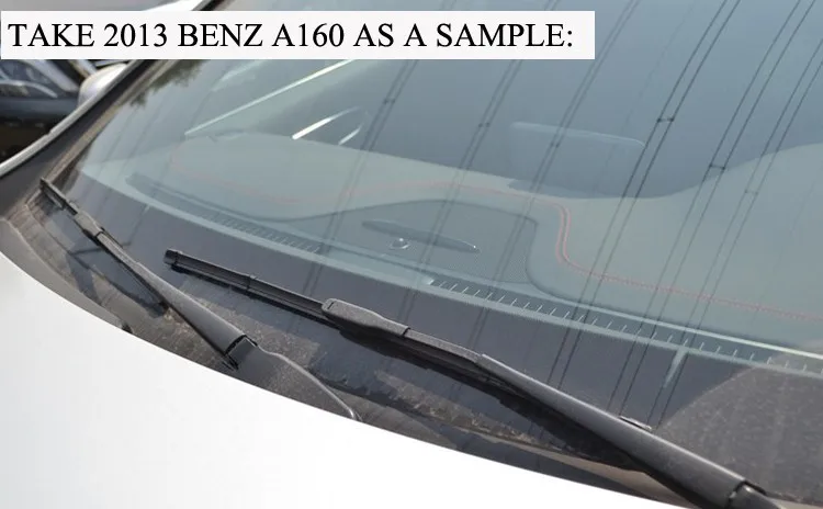 RAINFUN 2"+ 21" Специальный автомобиль стеклоочистителя для BENZ GL-CLASS(GL350/GL450/GL550) от 2007 до 2012, специальное автоматическое стеклоочиститель