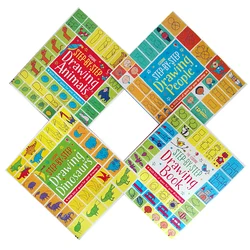 My first English paint graffiti books, I can draw Stick, livre de figurines pour enfants, cadeau pour enfants, 10 pièces/ensemble 