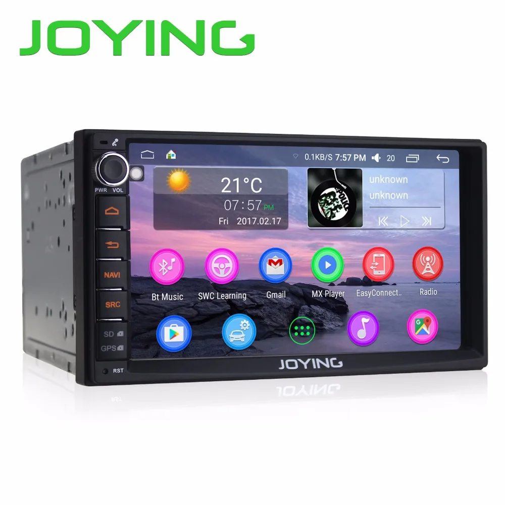 JOYING Android 6.0 Double 2 Din 7" HD HU head unit DVD Player autoradio