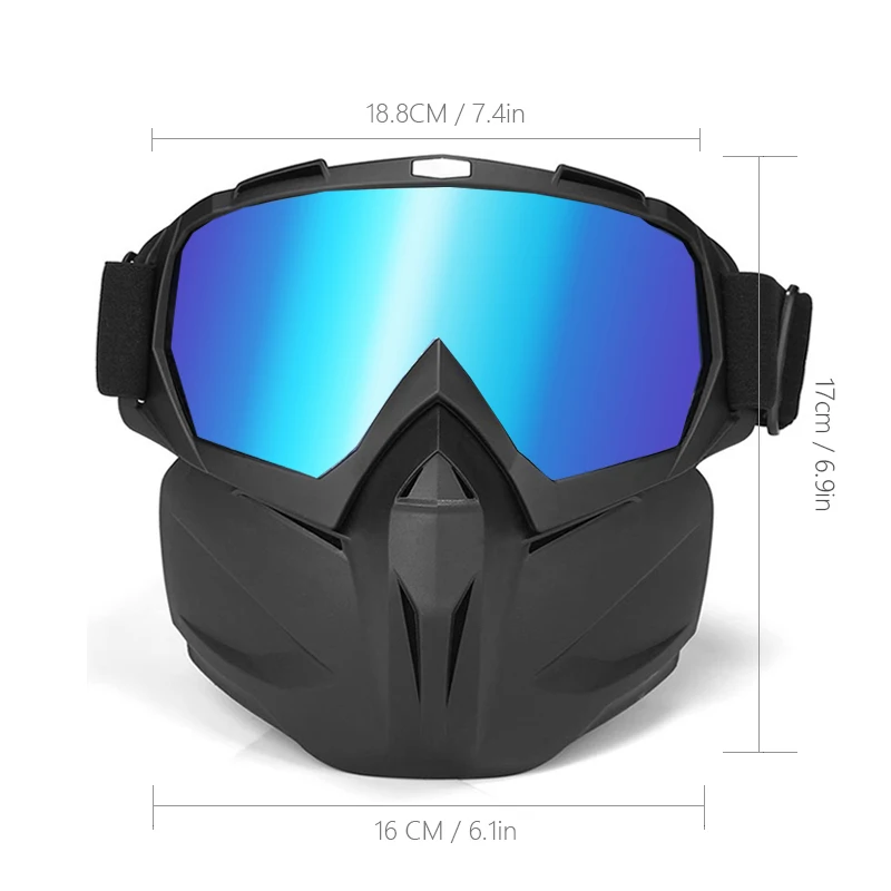 الرجال النساء نظارات تزلج على الجليد الثلج نظارات الثلوج الشتاء يندبروف التزلج نظارات موتوكروس النظارات الشمسية مع الوجه قناع
